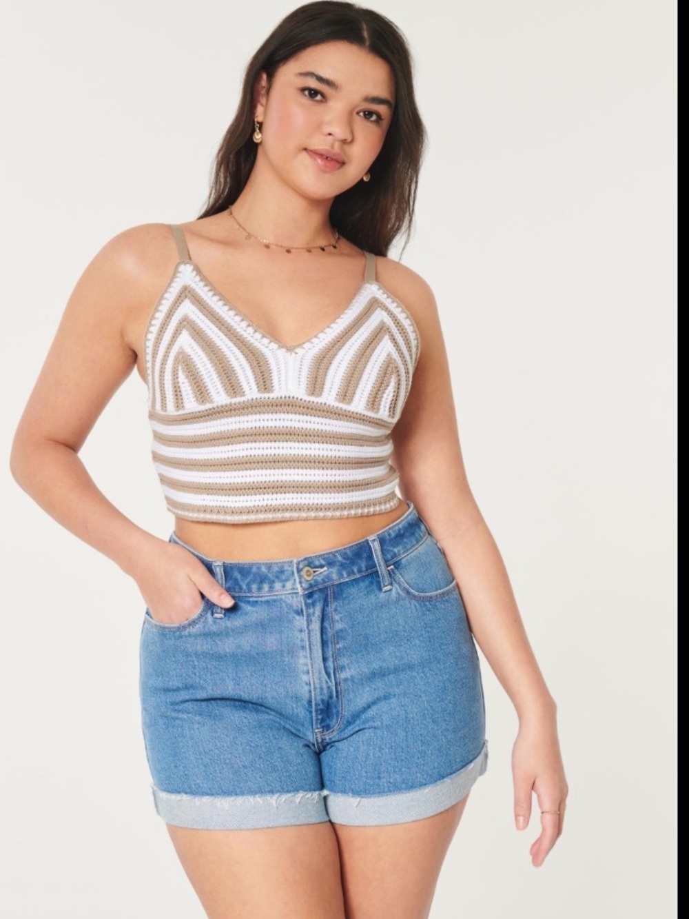 Hollister Crochet Crop Top